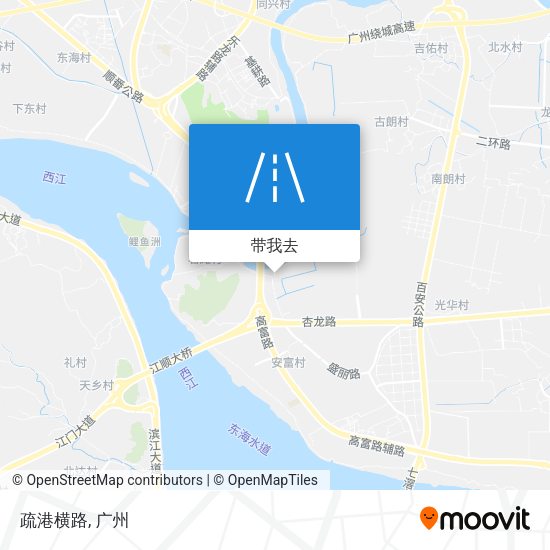 疏港横路地图