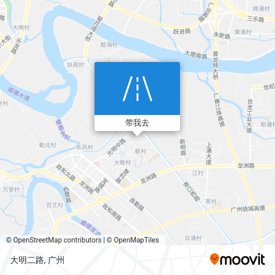 大明二路地图