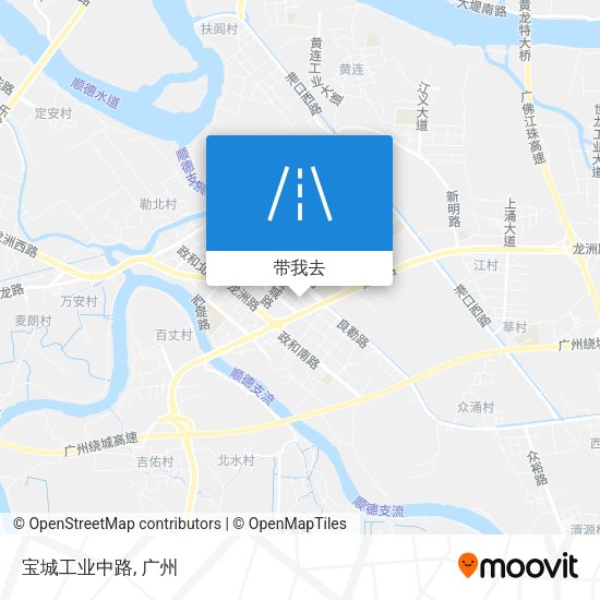 宝城工业中路地图