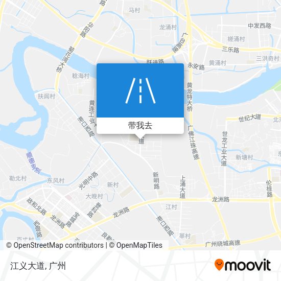 江义大道地图