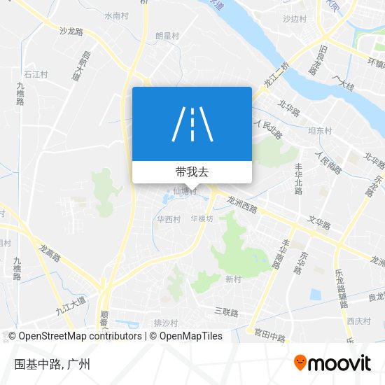 围基中路地图