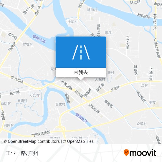 工业一路地图