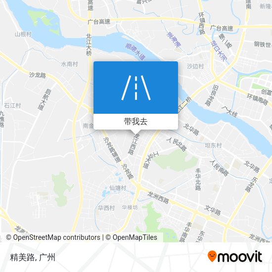 精美路地图