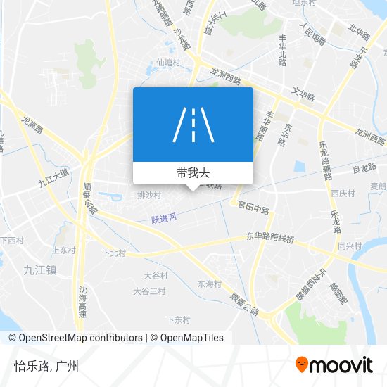 怡乐路地图
