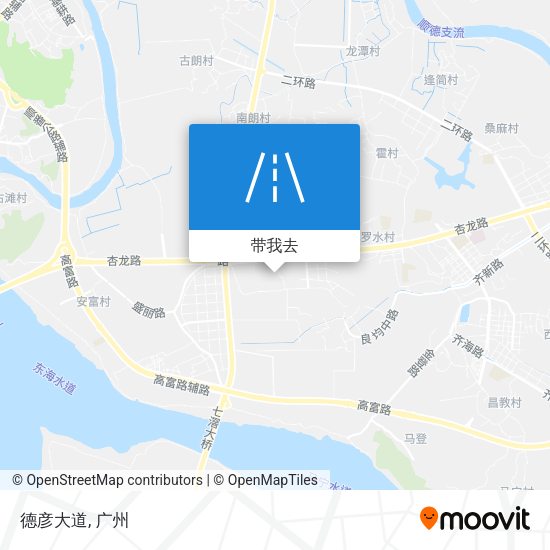 德彦大道地图