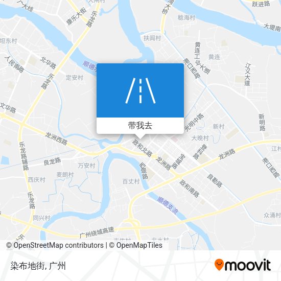 染布地街地图