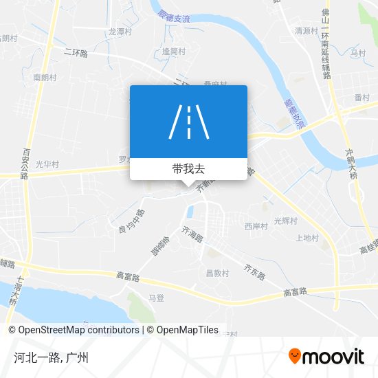 河北一路地图