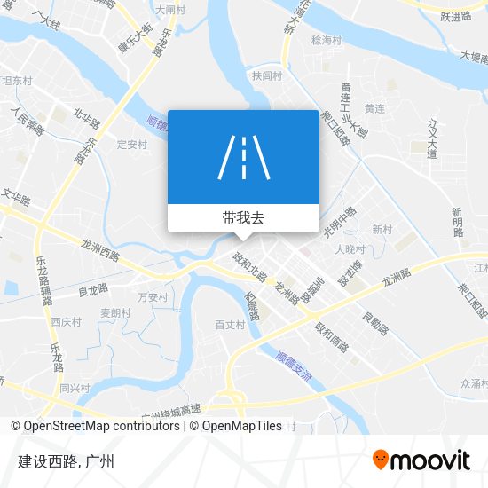 建设西路地图