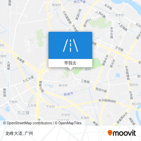 龙峰大道地图