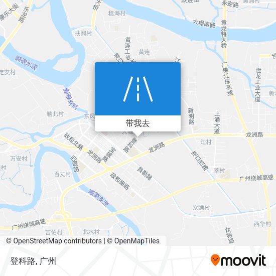 登科路地图