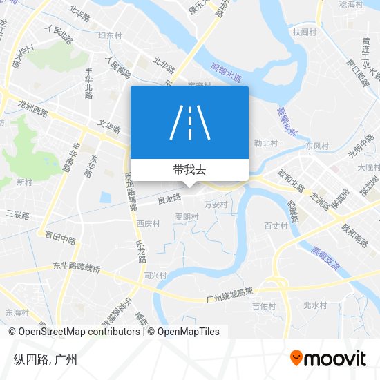 纵四路地图