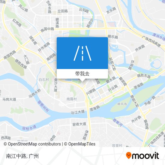 南江中路地图