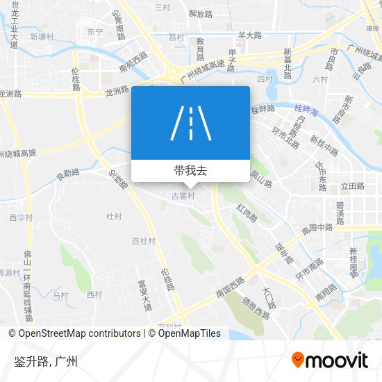 鉴升路地图