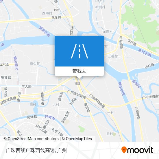 广珠西线广珠西线高速地图