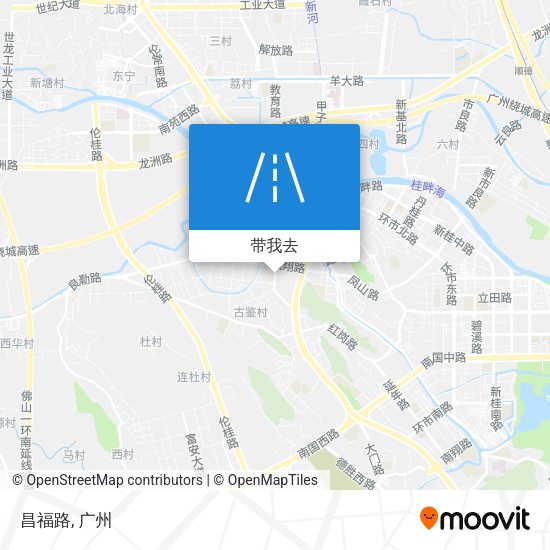 昌福路地图