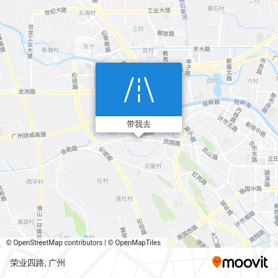 荣业四路地图