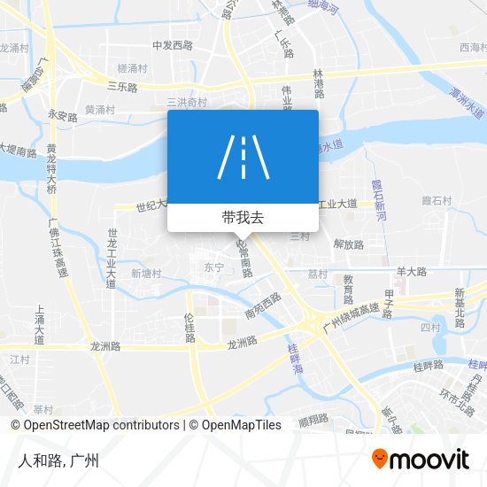 人和路地图