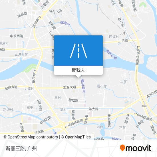 新熹三路地图