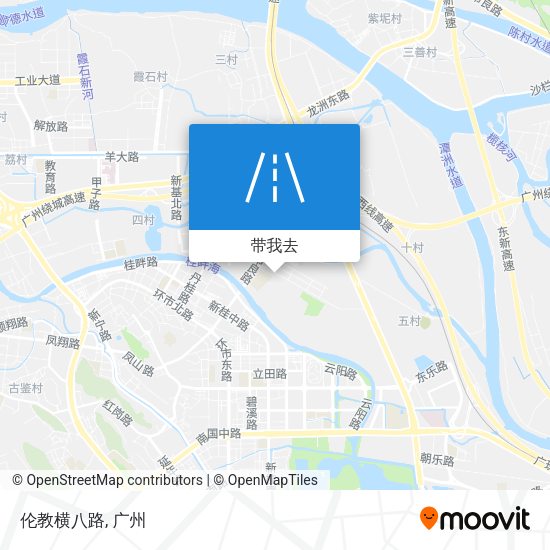伦教横八路地图