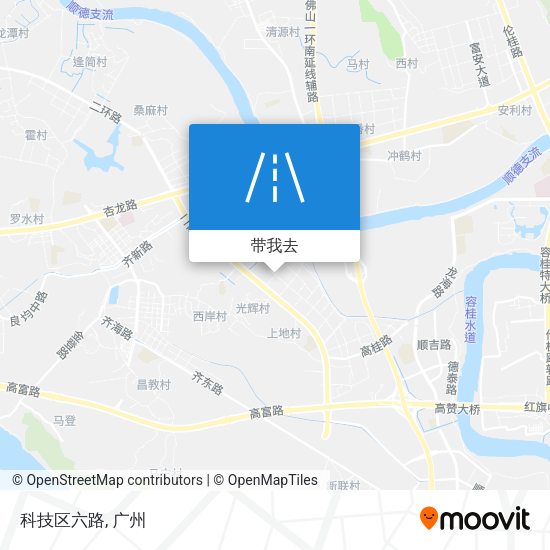 科技区六路地图