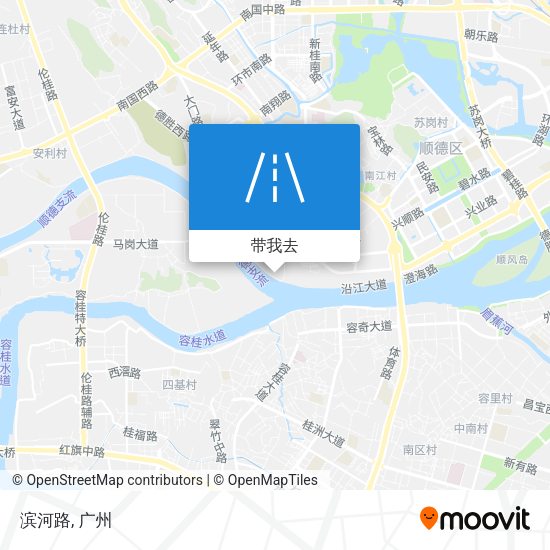 滨河路地图