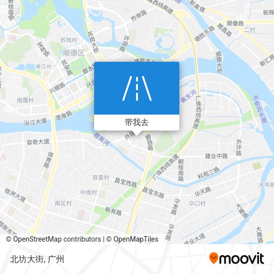 北坊大街地图