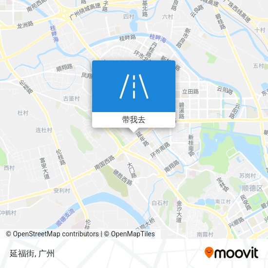 延福街地图