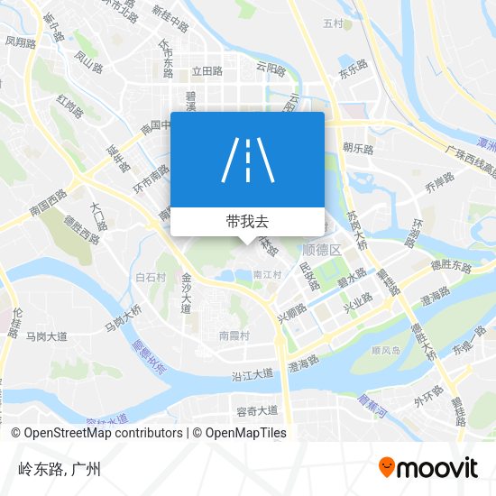 岭东路地图