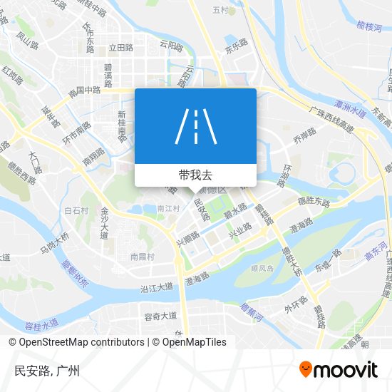 民安路地图