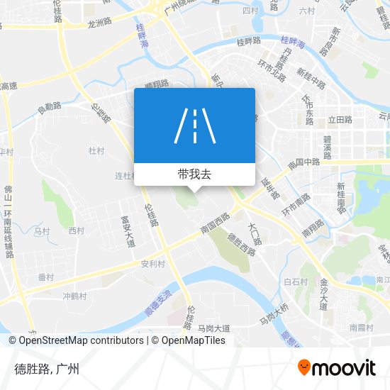 德胜路地图