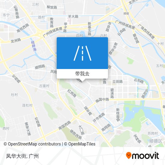 凤华大街地图