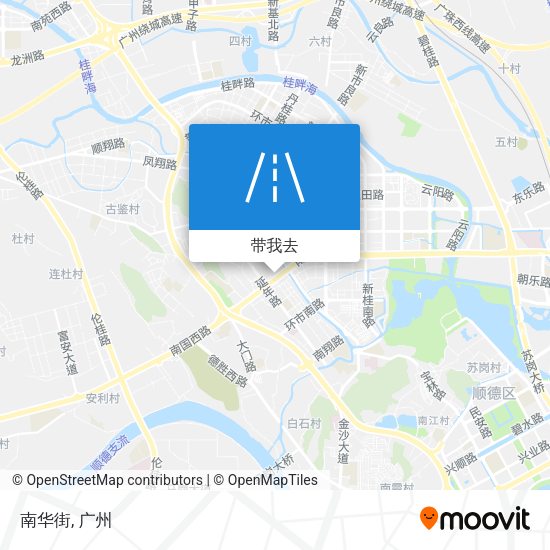 南华街地图