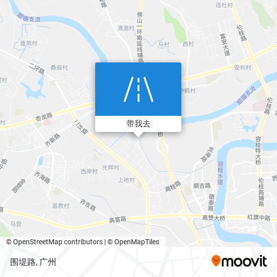 围堤路地图