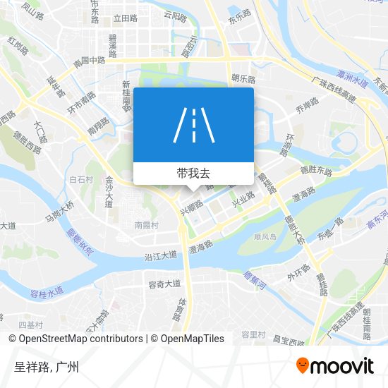 呈祥路地图