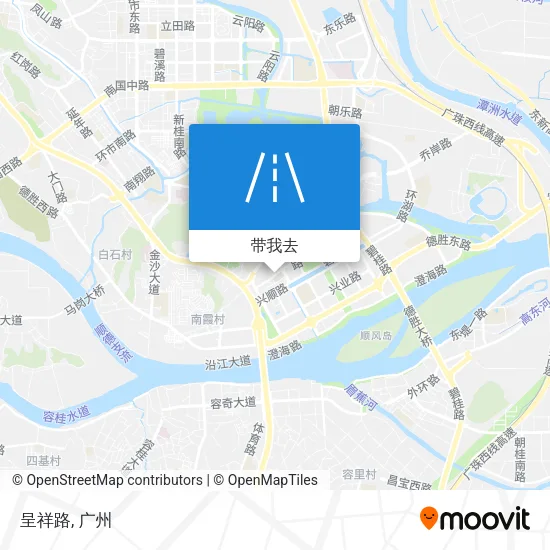 呈祥路地图