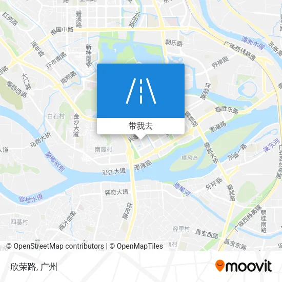 欣荣路地图