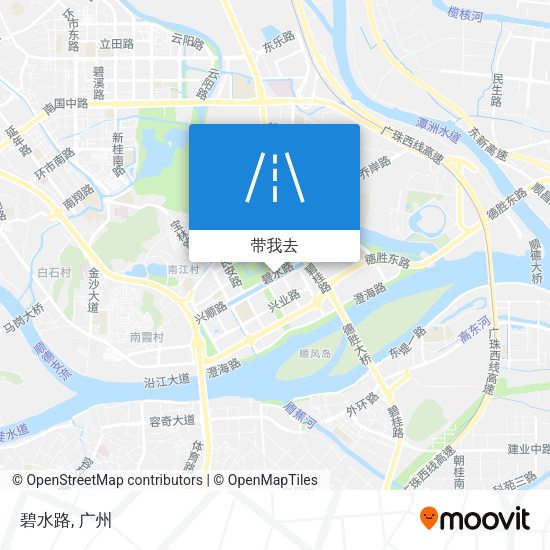 碧水路地图