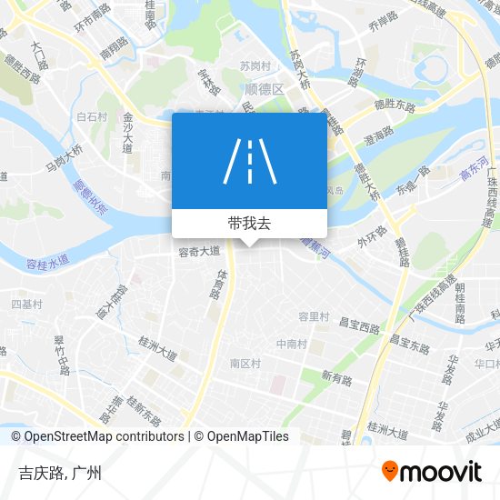 吉庆路地图