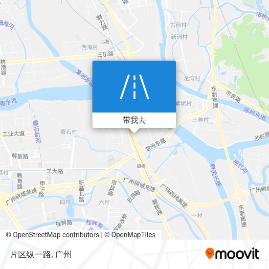 片区纵一路地图