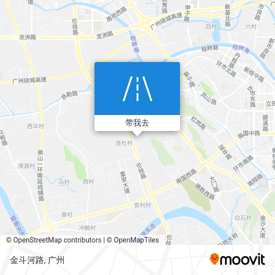 金斗河路地图