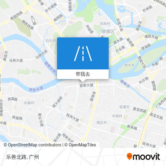 乐善北路地图