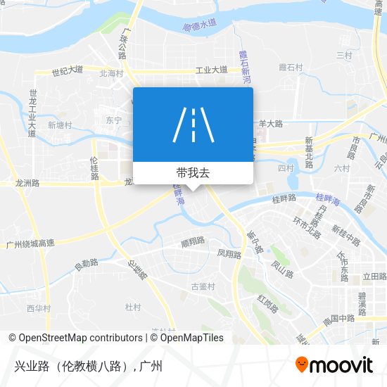 兴业路（伦教横八路）地图