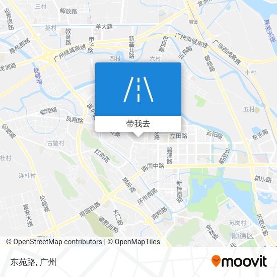 东苑路地图