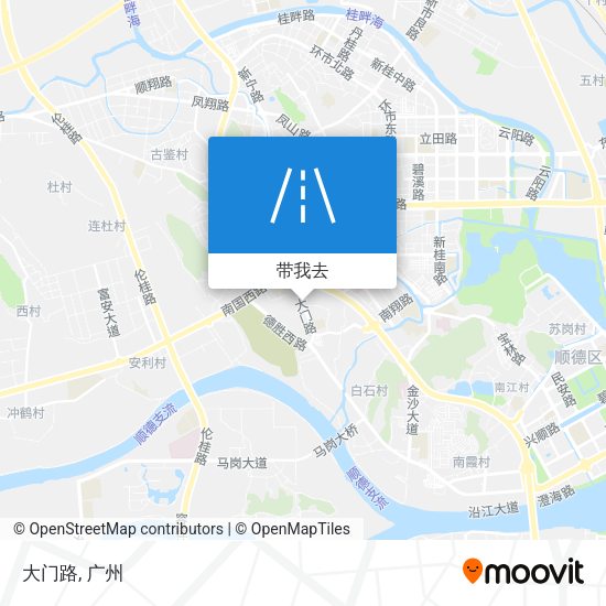 大门路地图