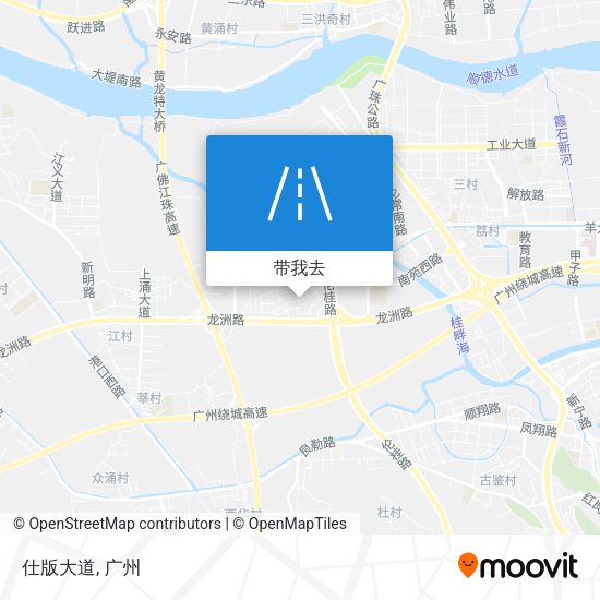 仕版大道地图