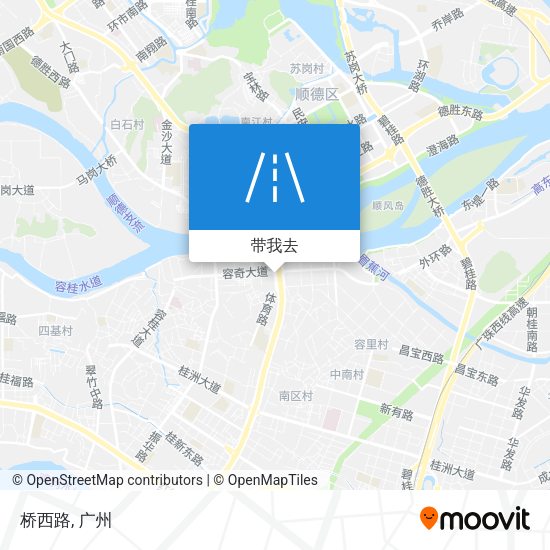 桥西路地图
