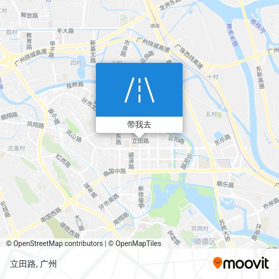 立田路地图