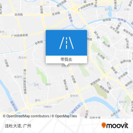 连杜大道地图