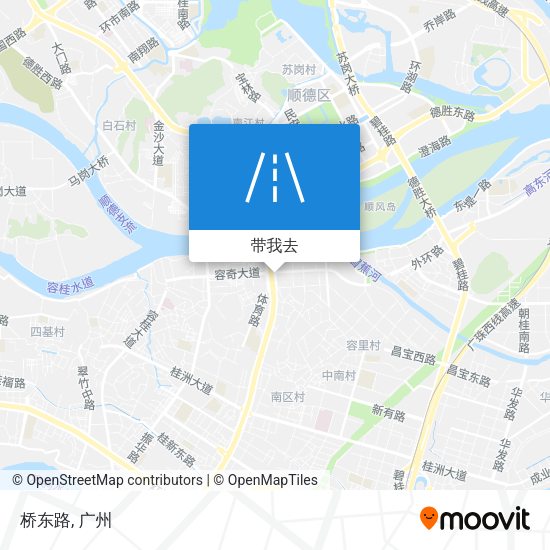 桥东路地图