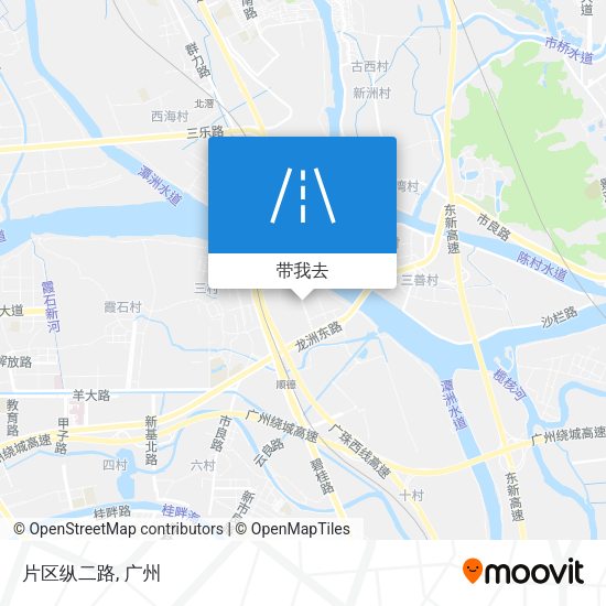 片区纵二路地图